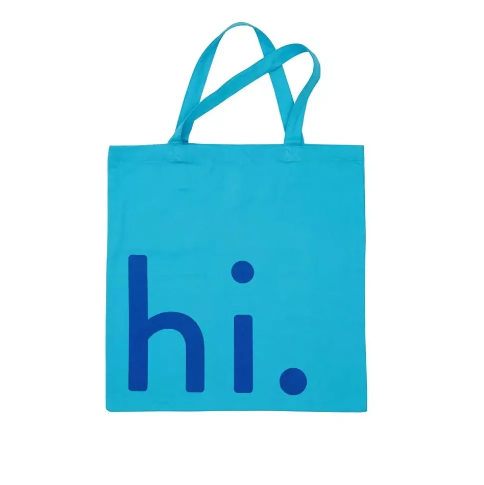 DL Tote bag - Hi. Blå