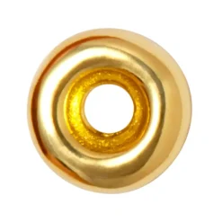 Donut Ørering 1 stk Forgyldt