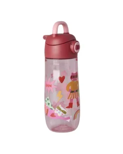 Drikkeflaske For Barn Hero Print Rosa