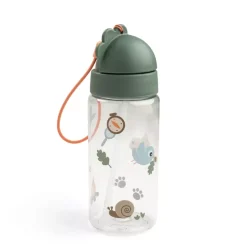 Drikkeflaske Med Sugerør Tiny Trails Grønn 350 Ml