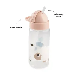 Drikkeflaske Med Sugerør Tiny Farm Powder 350 Ml