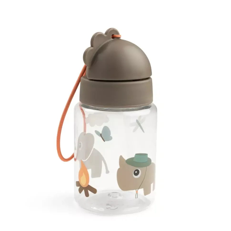 Drikkeflaske Med Sugerør Tiny Trails Sand 280 Ml