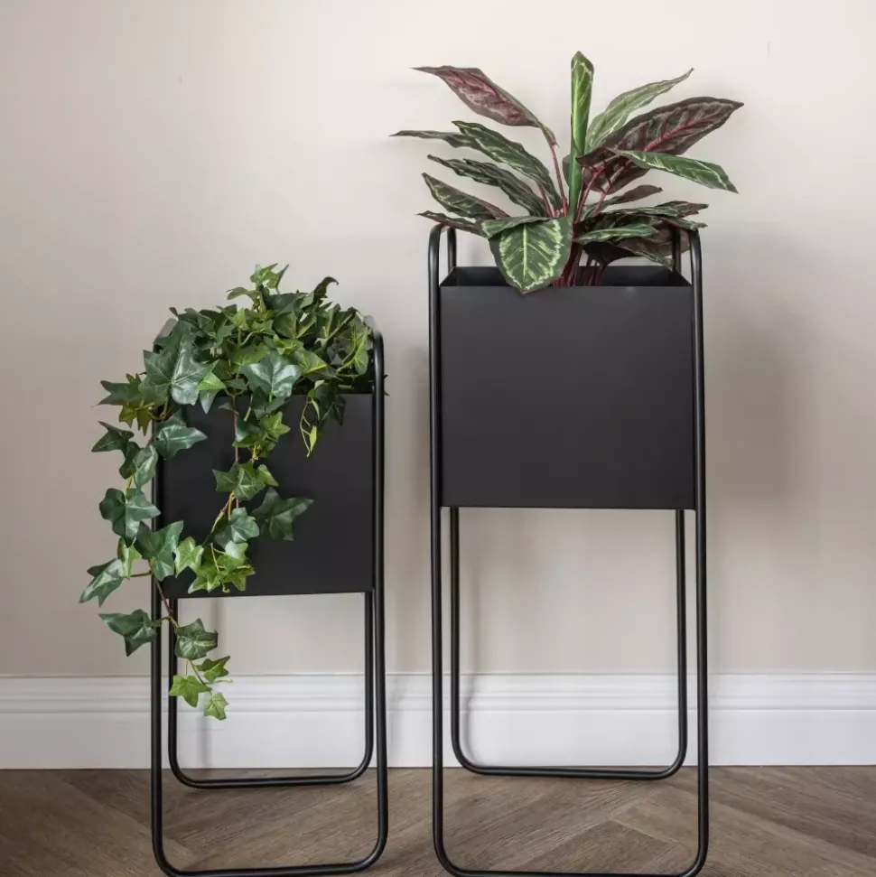 Dublin Blomsterkasse Svart s/2