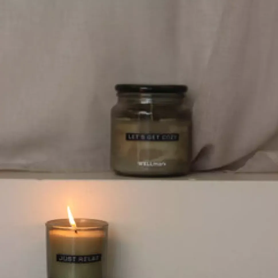 Duftlys "Just Relax" Dark Amber