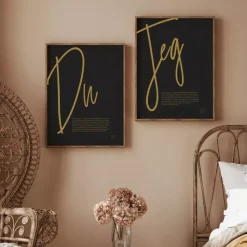 Du & Jeg Gullposter Sett