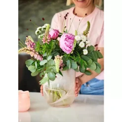 Elita Vase/Lyslykt H21 Rose
