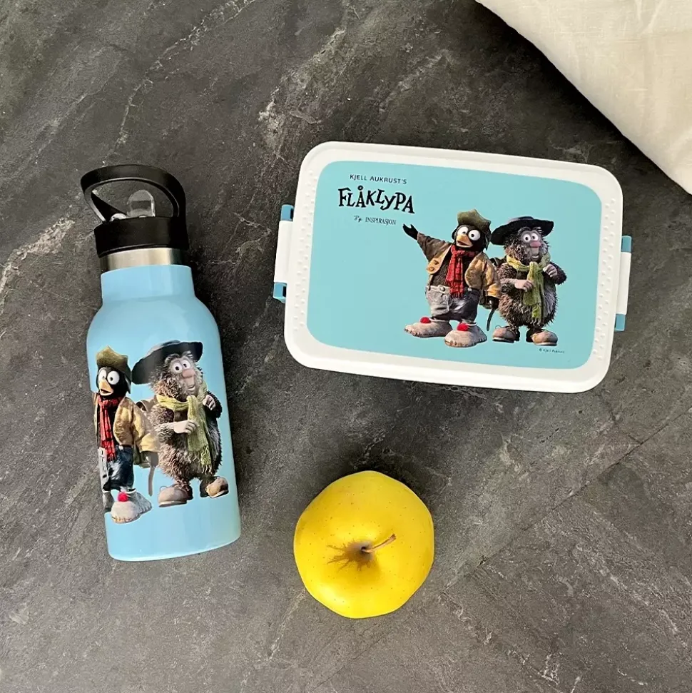 Flåklypa Drikkeflaske Blå - 350ml