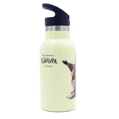 Flåklypa Drikkeflaske Lys Gul - 350ml