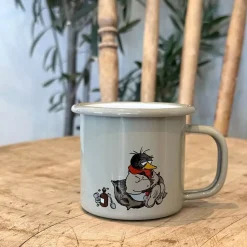 Flåklypa Emaljekopp - Solan Syk 2,5dl