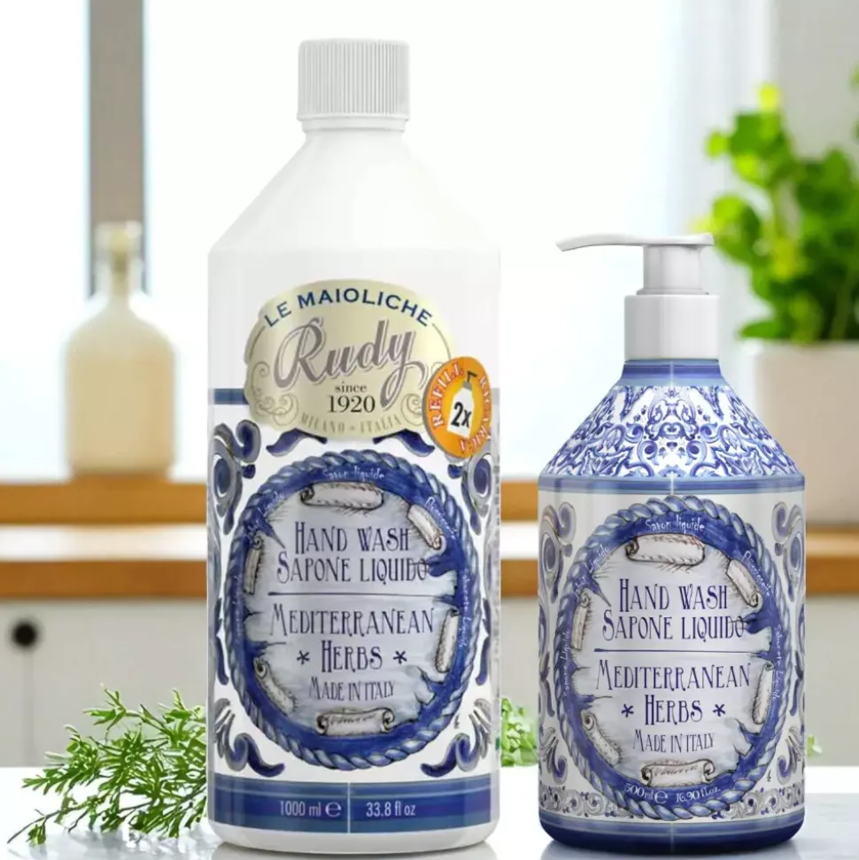 Flytende Såpe - Mediterranean Herbs 1L
