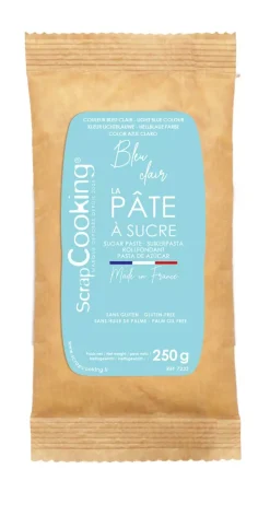 Fondant - 250g Lys Blå