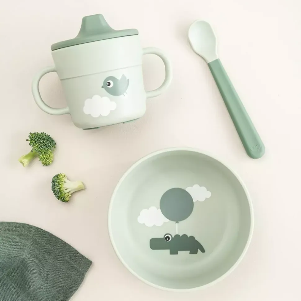 Foodie Baby Startpakke Happy Clouds Grønn