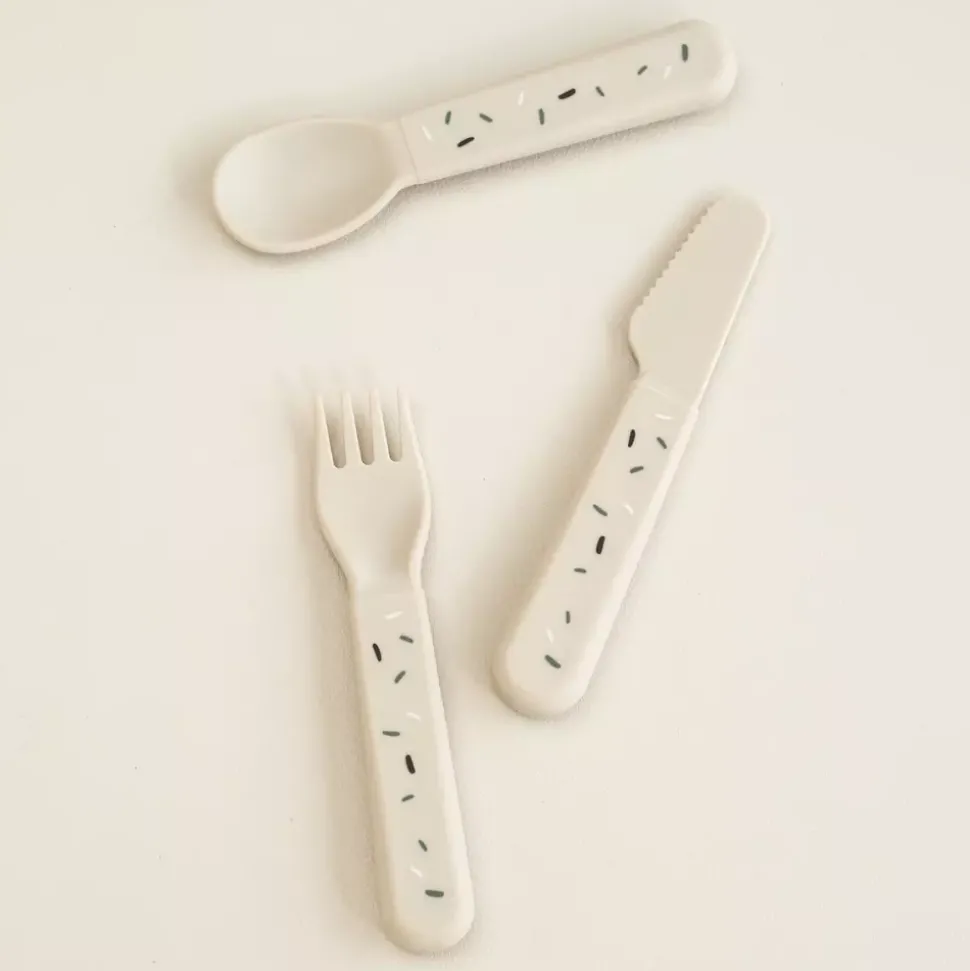 Foodie Bestikksett Confetti Sand