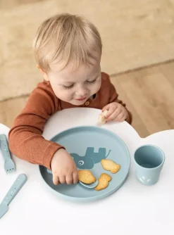 Foodie Bestikksett Happy Dots Blå
