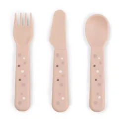 Foodie Bestikksett Happy Dots Pudder
