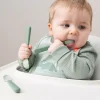 Foodie Easy-Grip Babyskje Grønn