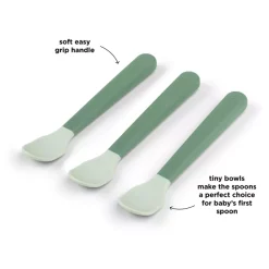 Foodie Easy-Grip Babyskje Grønn