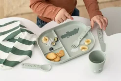 Foodie Romdelt Tallerken - Croco Grønn