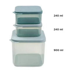 Food Storage Container S/3 Elphee Blue