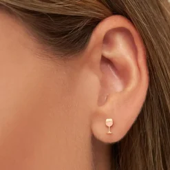 Friday Rosé Ørering 1 stk Forgyldt