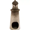 Fyrtårn Telysholder Beige H22,4
