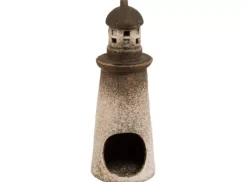 Fyrtårn Telysholder Beige H22,4