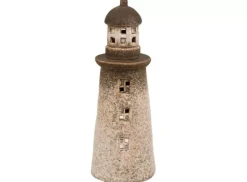 Fyrtårn Telysholder Beige H22,4