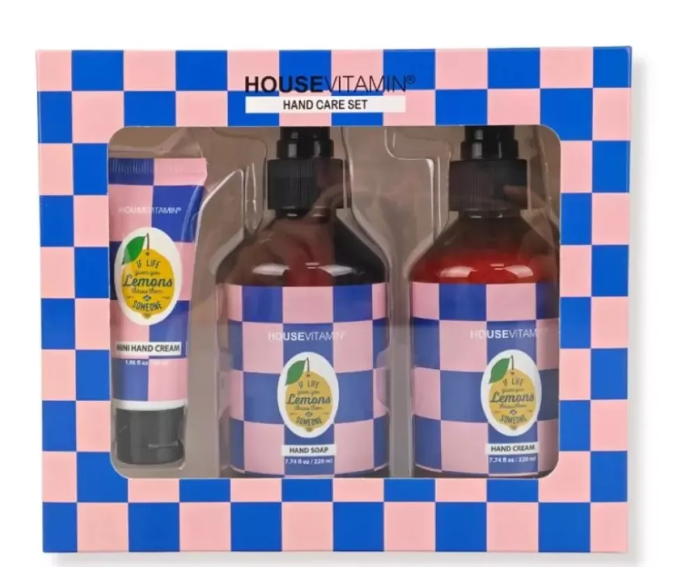 Gavesett Vegansk Håndsåpe Håndkrem Lemon/ Bergamot/ Basil