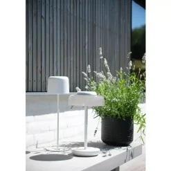 Giles Utendørs Ip44 Lamp 0,8m Usb Cable Excl. Adapter White D12 H38