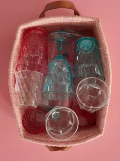 Glass Akryl Rosa