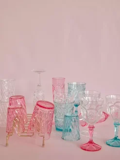 Glass Akryl Rosa