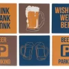 Glassbrikker Keramikk Beer 10x10