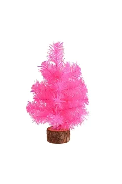 Glitter Dekortre Rosa H30
