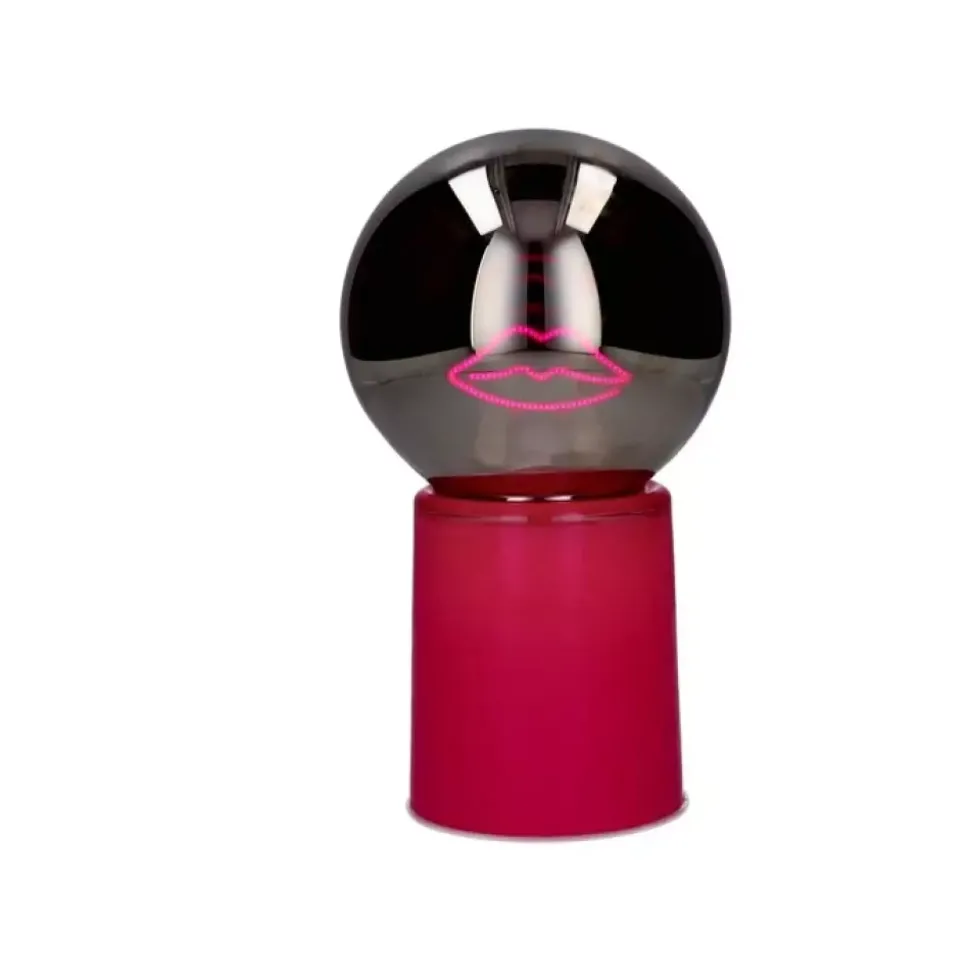 Glowmance Lysende Kule Med Neonlys - Lips
