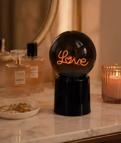 Glowmance Lysende Kule Med Neonlys - Love