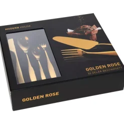 Golden Rose - Bestikksett 33 deler - Modern House