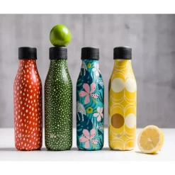 Grønn M/Prikker Termoflaske - 0,5 l - Les Artistes Bottle Up Design