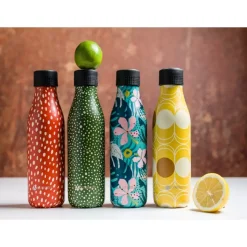 Grønn M/Prikker Termoflaske - 0,5 l - Les Artistes Bottle Up Design