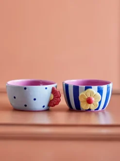 Haisy Skåler Blåtoner Keramikk S/2