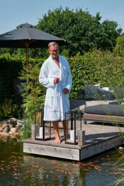 Halvor Bakke Clifton Badekåpe L/XL Hvit / Brilliant white