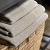 Halvor Bakke Clifton håndkle 86x150 Beige / Pure cashmere