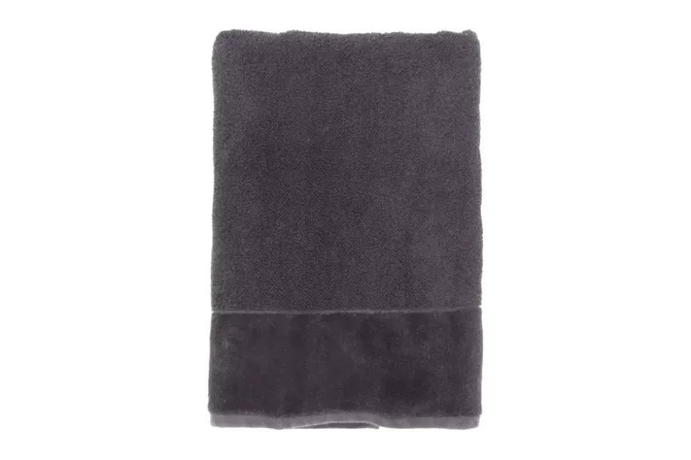 Halvor Bakke Clifton håndkle 70x140 Grå / Plum kitten