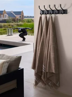 Halvor Bakke Mølen håndkle 100x180 Beige / Pure cashmere