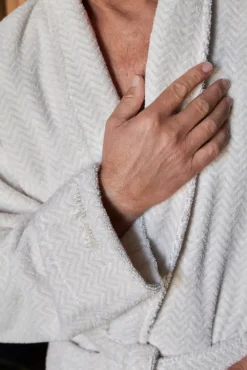 Halvor Bakke Verbier badekåpe S/M Beige / Pure cashmere