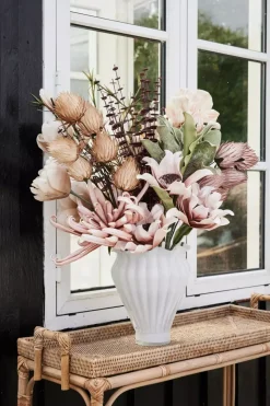 Happia Dekorblomst Mørkegrønn