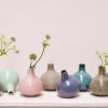 Helene Vase Blå Keramikk H9cm