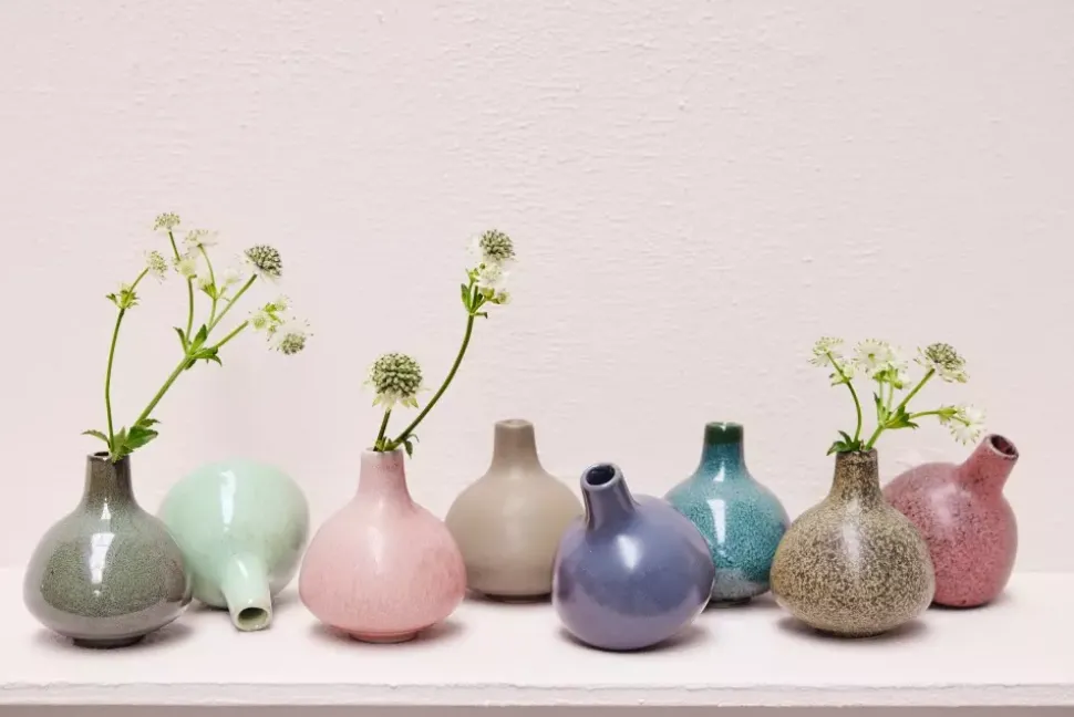 Helene Vase Brun Keramikk H9cm