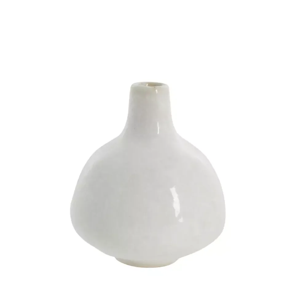 Helene Vase Hvit Keramikk H9cm