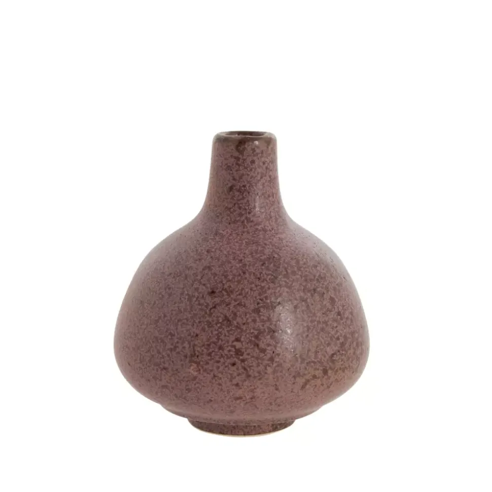 Helene Vase Lyserød Keramikk H9cm