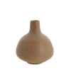 Helene Vase Okker Keramikk H9cm